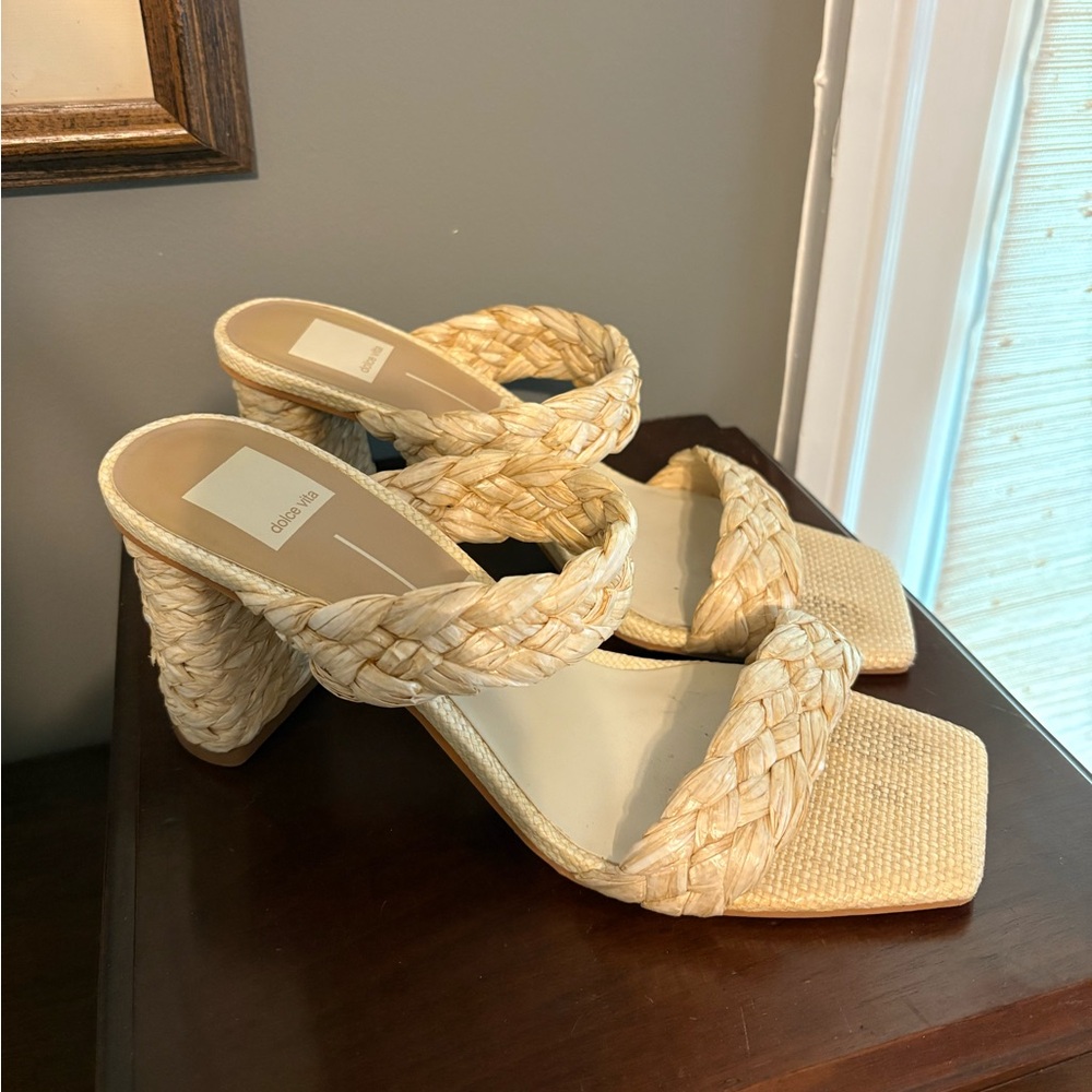 Dolce Vita Woven Heeled Sandals